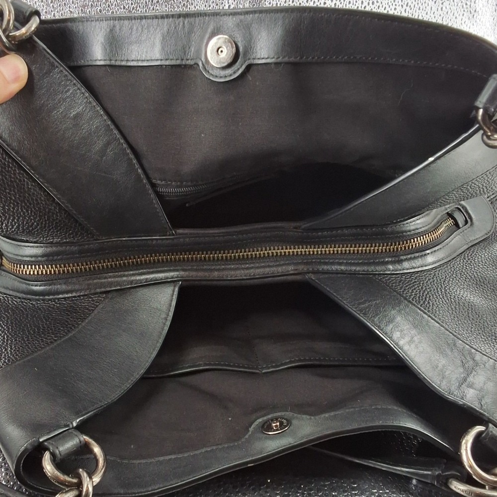 Coach Harley Hobo Bag Geometric Colorblock Leather Shoulder Handbag F57500 - Picture 5 of 8